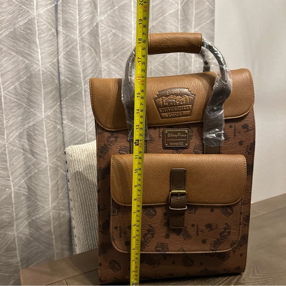 NWT Disney Parks Wilderness Lodge Brown Loungefly Backpack - Picture 8 of 9